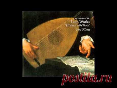 Johannes Hieronymus Kapsberger Pieces for Lute, Paul O'Dette