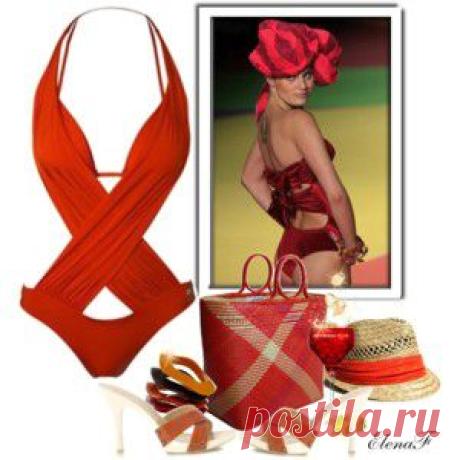 Пляж................. - Polyvore