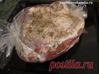 Мясо в пакете 