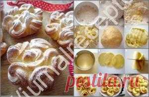 Кружевные булочки рецепт