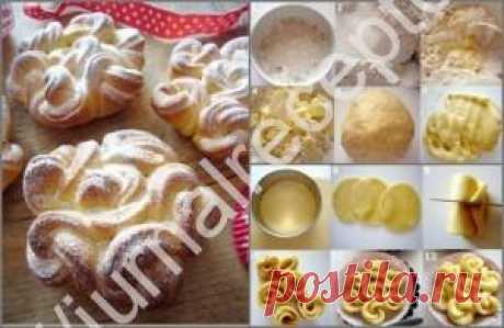 Кружевные булочки рецепт