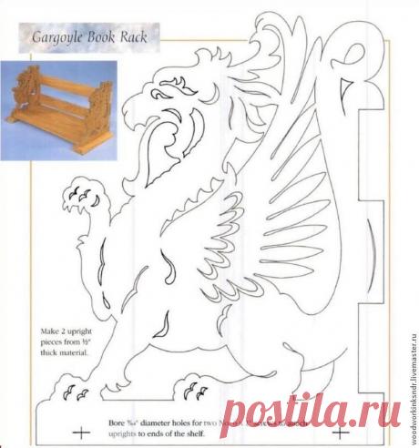 Мастерим деревянную резную полку для книг - Ярмарка Мастеров - ручная работа, handmade