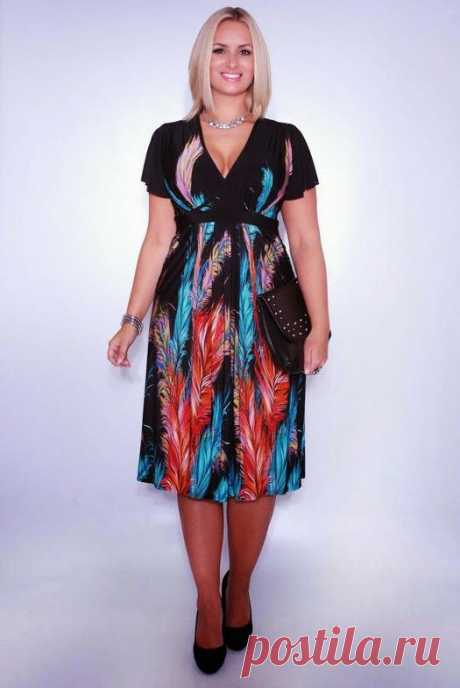 ЭКСТРАВАГАНТНЫЕ ЛЕТНИЕ ПЛАТЬЯ ДЛЯ ПОЛНЫХ ДАМ.