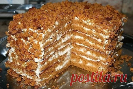 "МЕДОВЫЙ ТОРТ" Вкусняжка для любителей тортиков, с которыми не нужно долго во...