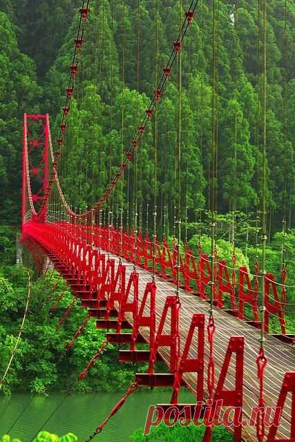 Red Bridge,Zao Bridge, Aridagawa, Wakayama, Japan…  |  Pinterest • Всемирный каталог идей