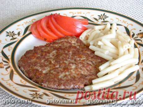 Мясные лепешки с сыром