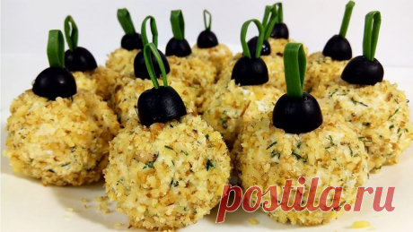 Очень вкусная Новогодняя Закуска "Елочные шарики" - Простые рецепты Овкусе.ру
