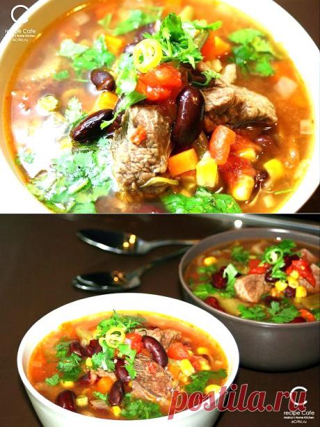 Мексиканский суп [Мексиканская кухня] | Готовим вместе