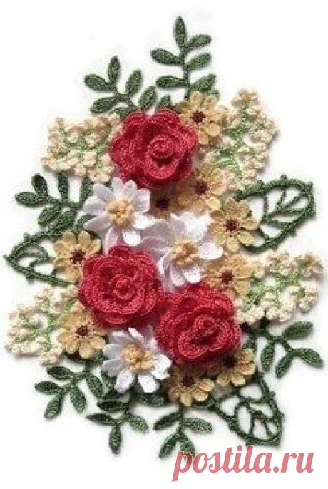 Вяжем букетик