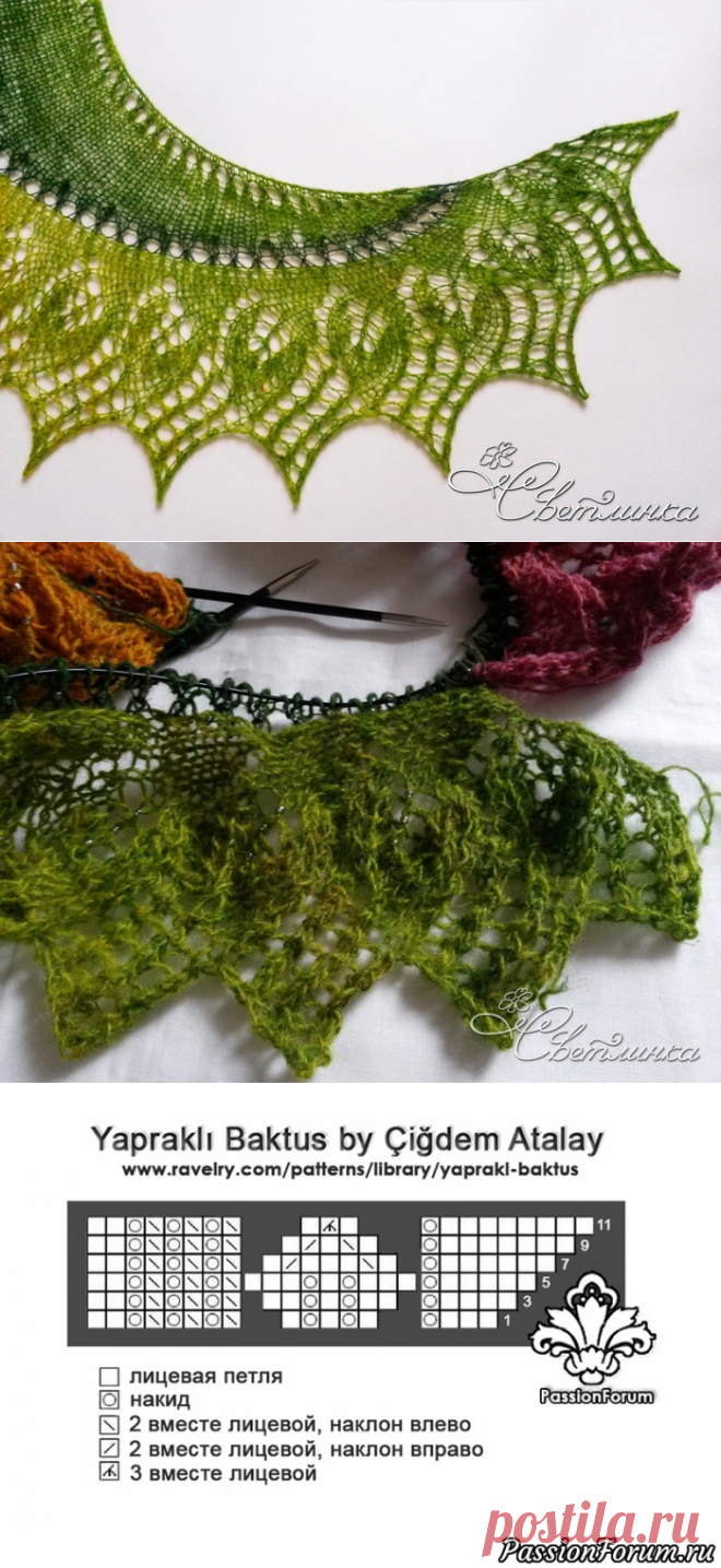 Первый этап совместного вязания бактуса Yapraklı Baktus / авантюра от Светлинки | Игра 
