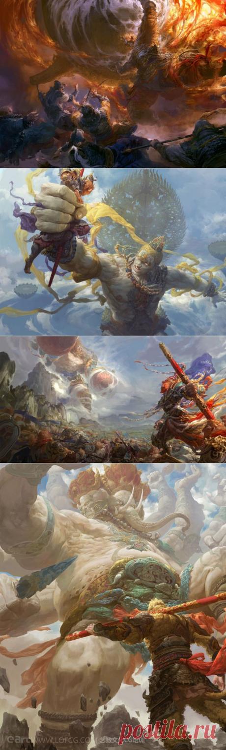 Фэнтези-арт Zhong Fenghua