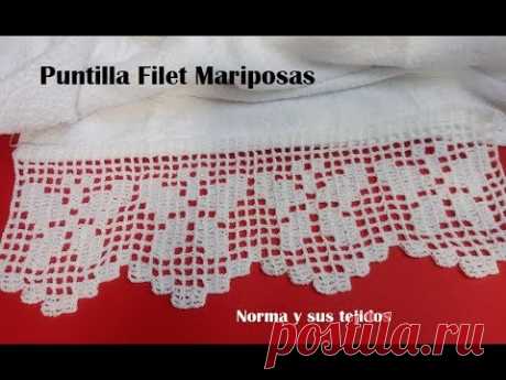 Puntilla filet mariposas