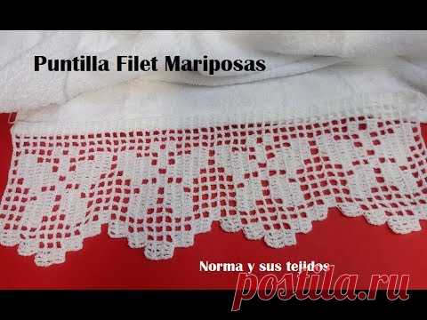 Puntilla filet mariposas