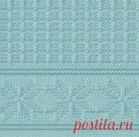 Симпатичная подборка простых узоров спицами