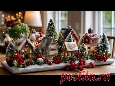 20+ недорогих и простых идей рождественского декора своими руками 2025–2026 | Уютные и очаровател...