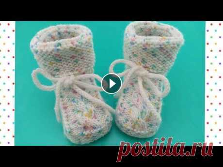 Пинетки &quot;Рябушка&quot; без швов спицами/booties knitting Пряжа YarnArt Baby Color в 50 г-150м Спицы №3 Ссылка на инстаграм: Ссылка на интернет магазин: Ссылка на МК пинетки спицами: МК пинетки с бусинками: М...