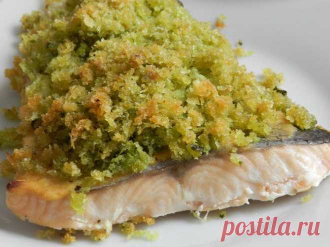 Красная рыба под хлебной корочкой. Невероятно сочное блюдо - Вкусные рецепты