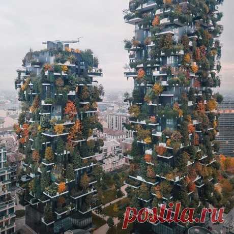 Kimo 🦂 キモ (@Kimo_RS) / Twitter. Two residential towers in the Porto Nuova district of Milan, Italy.