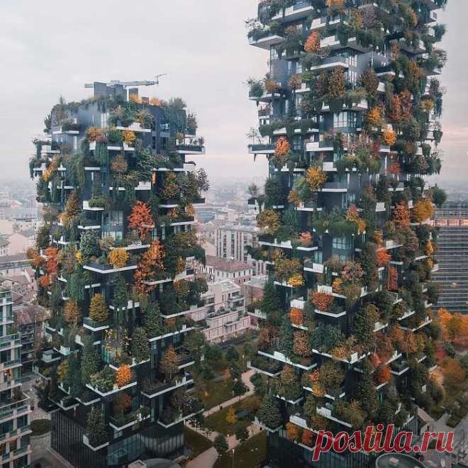 Kimo 🦂 キモ (@Kimo_RS) / Twitter. Two residential towers in the Porto Nuova district of Milan, Italy.