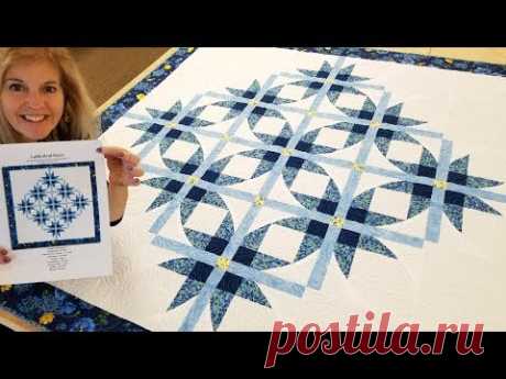 SUPER EASY CURVES!!! - Free "Cathedral Stars" Quilt Pattern!