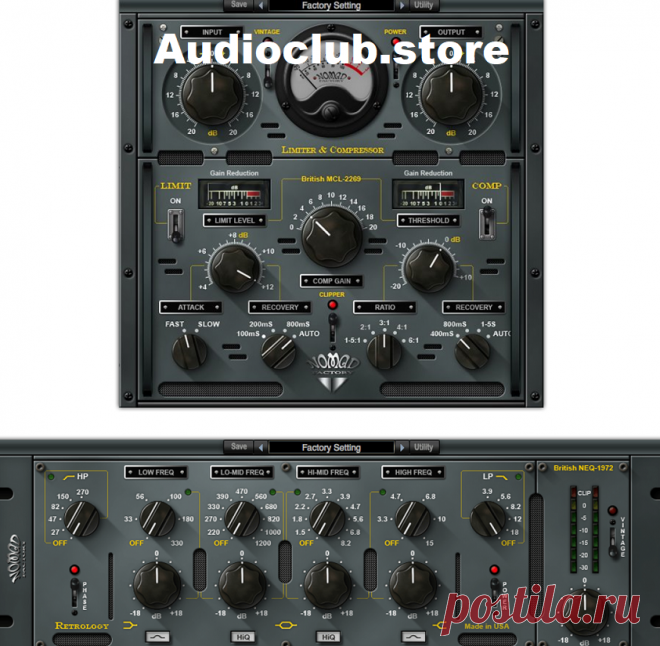 Nomad Factory British Bundle v2.0.2 Win  | 41.1 MB

Review of Nomad Factory’s MLC-2269 Compressor Limiter and plug-in “Nomad-EQ” NEQ-1972
Reviving again, Nomad Factory has come up with some new enticing products, amongst which are the MLC-2269 Compressor Limiter and the “Nomad-EQ” NEQ-1972