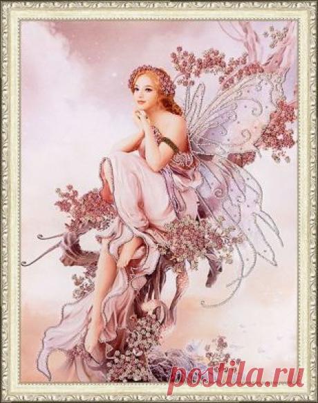 Набор для вышивания «РТ-015 Фея цветов. Рисунок на ткани» — купить в интернет-магазине «Мир Вышивки» | Заказать товары для рукоделия