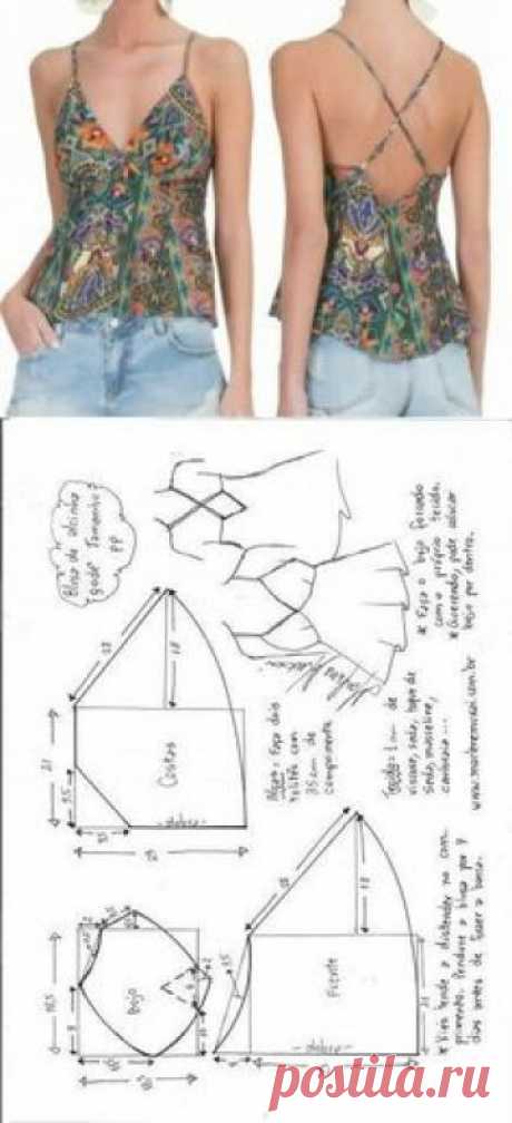 DIY Womens Clothing : Molde de blusa para realizar con viscosedas fibranas Bien fresquitas !