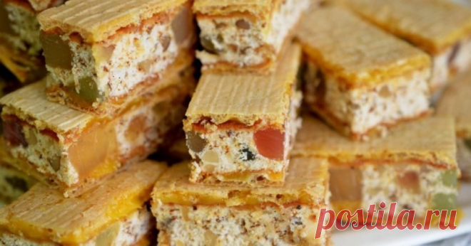 Торт «Нуга» из вафельных коржей - Со Вкусом