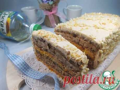 Торт с кремом из ряженки &quot;Квартет&quot; - кулинарный рецепт