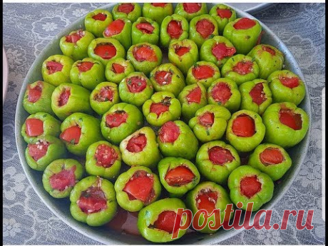 ТУРЕЦКАЯ КУХНЯ- ДОЛМА ИЗ ПЕРЦЕВ / РЕЦЕПТ БЕЗ ТОЧНЫХ ПРОПОРЦИЙ !!!