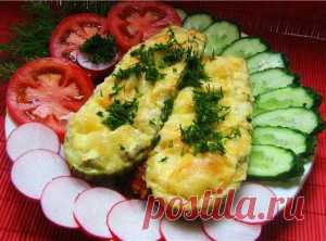 Кабачки фаршированные грибами и рисом / Блюда из кабачков / TVCook: пошаговые рецепты с фото