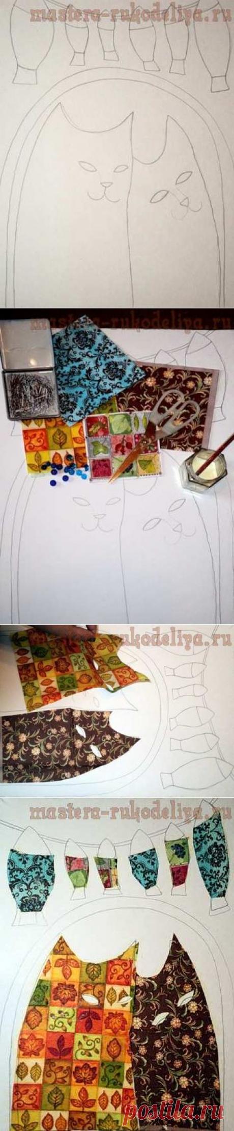 Мастер-класс по декупажу на дереве: Декоративное панно с элементами декупажа