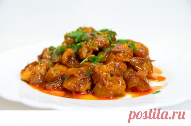 Поджарка из свинины - рецепт на сковороде / Простые рецепты