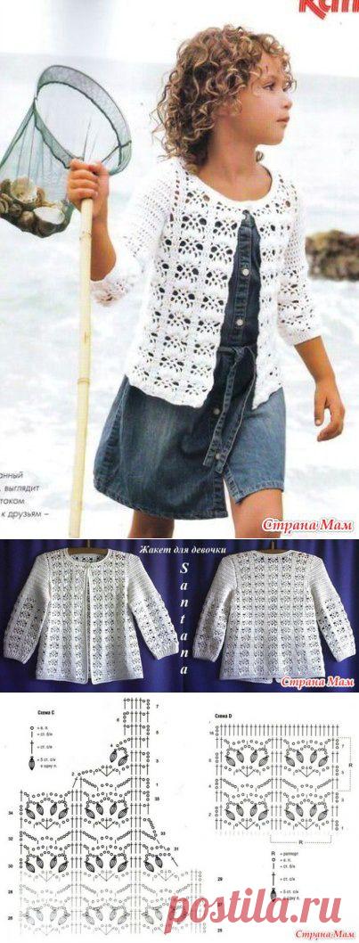 Жакет для девочек "Волшебное плетение", стартуем! - Вяжем вместе он-лайн - Страна Мам