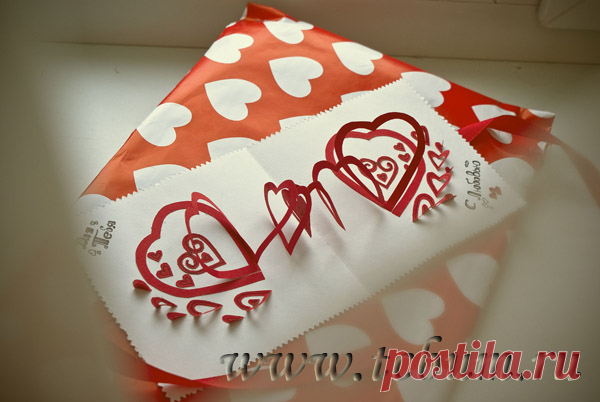 Открытка своими руками на День Св.Валентина! | ТЦ «БУМ»