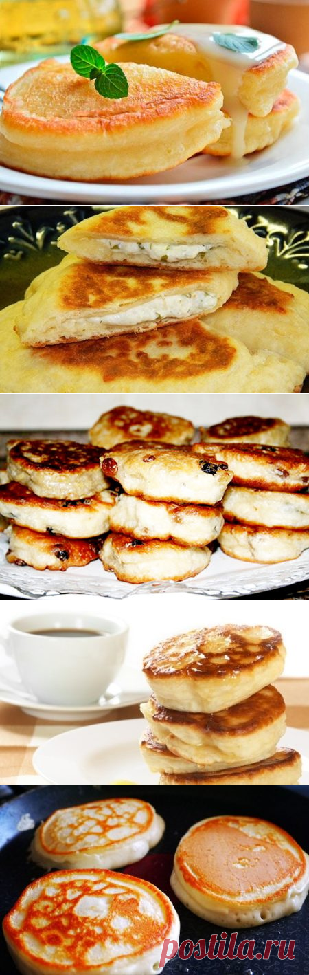 Пышные оладьи на кефире, лучший рецепт с фото пошагово
