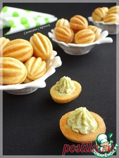 Закусочное печенье "Орешки" - кулинарный рецепт