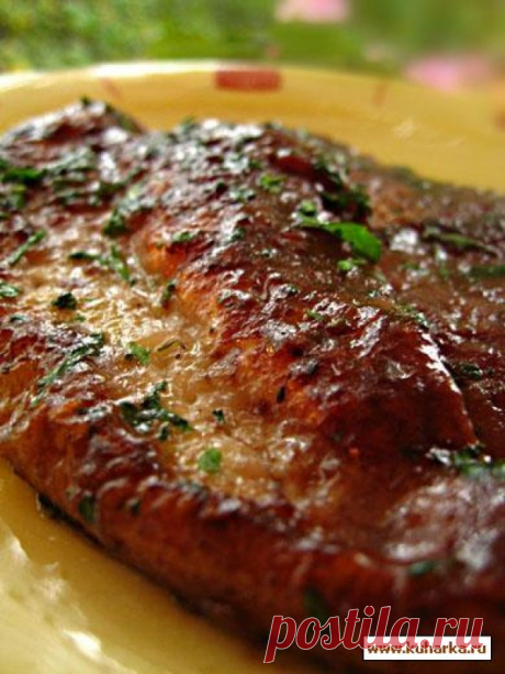 Рецепт: Эскалопы в красном вине