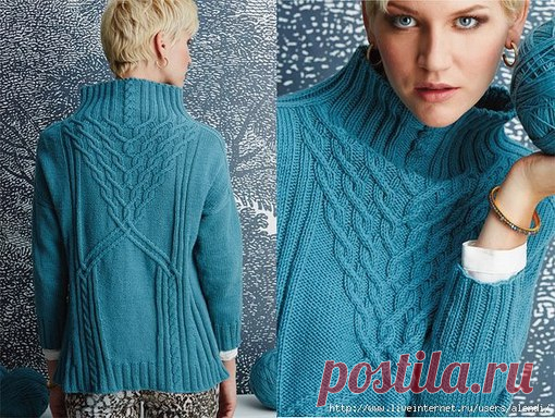 Пуловер Vogue Knitting. Fall 2014



Пуловер с воротником стойка, связанный сверху вниз, и с большим центральным узором коса.
Показать полностью…