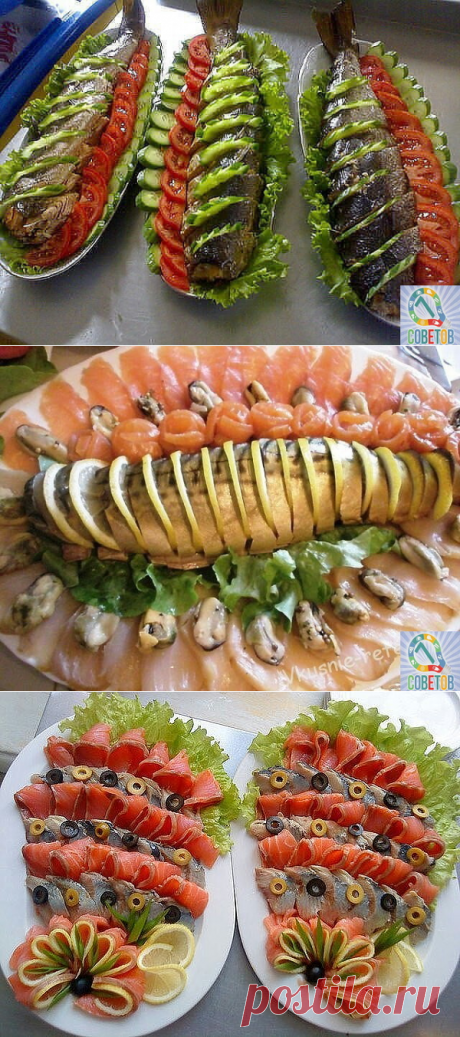 Рыбная нарезка на новогодний стол