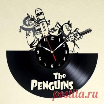 Часы Пингвины Мадагаскара 356 — SWA-Shop.ru