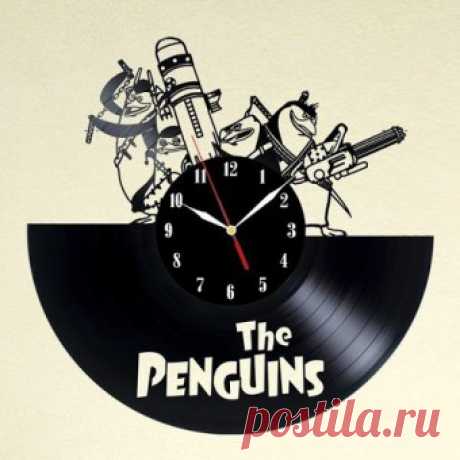 Часы Пингвины Мадагаскара 356 — SWA-Shop.ru