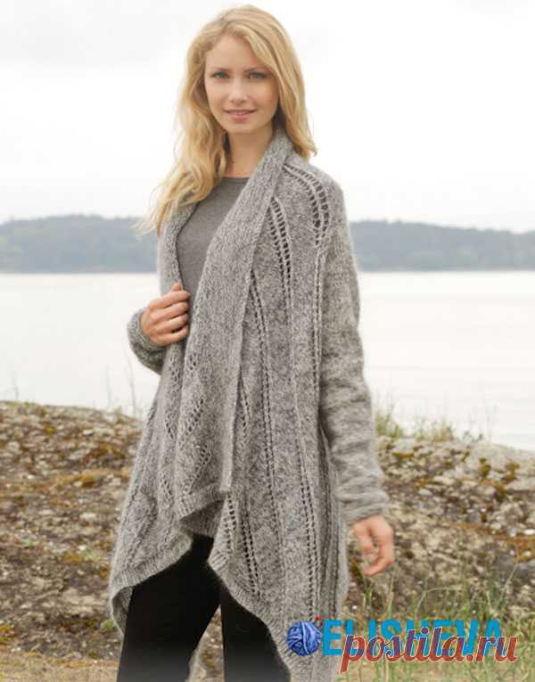 Жакет из альпаки и мохера 