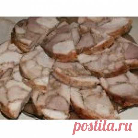 Мясо пресованное Кулинарный рецепт