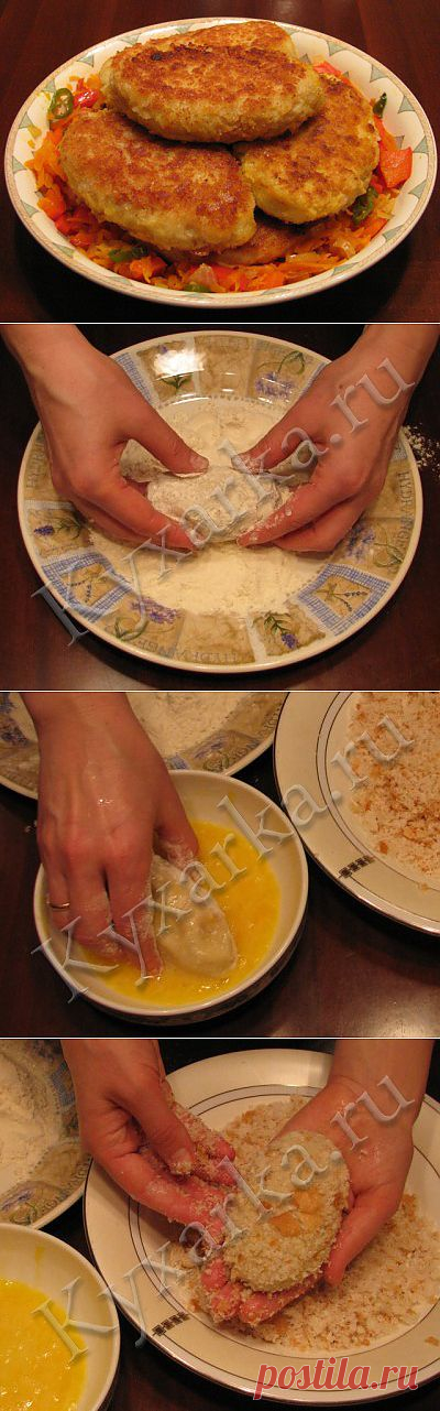 Кухарка: домашняя кухня, видео, кулинария, рецепты, советы, фото| Рыбные котлеты с творогом и овощами