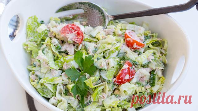 Салат с тунцом и овощами: можно даже на ночь! &#x1f539; &#8212; В РИТМІ ЖИТТЯ