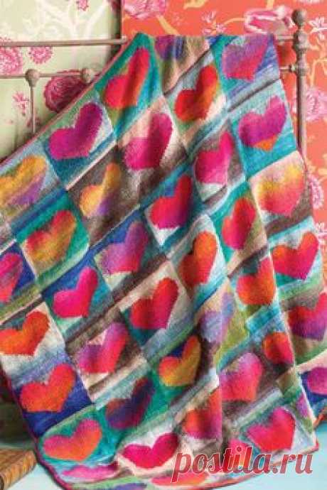 Noro Heart Blanket PDF
