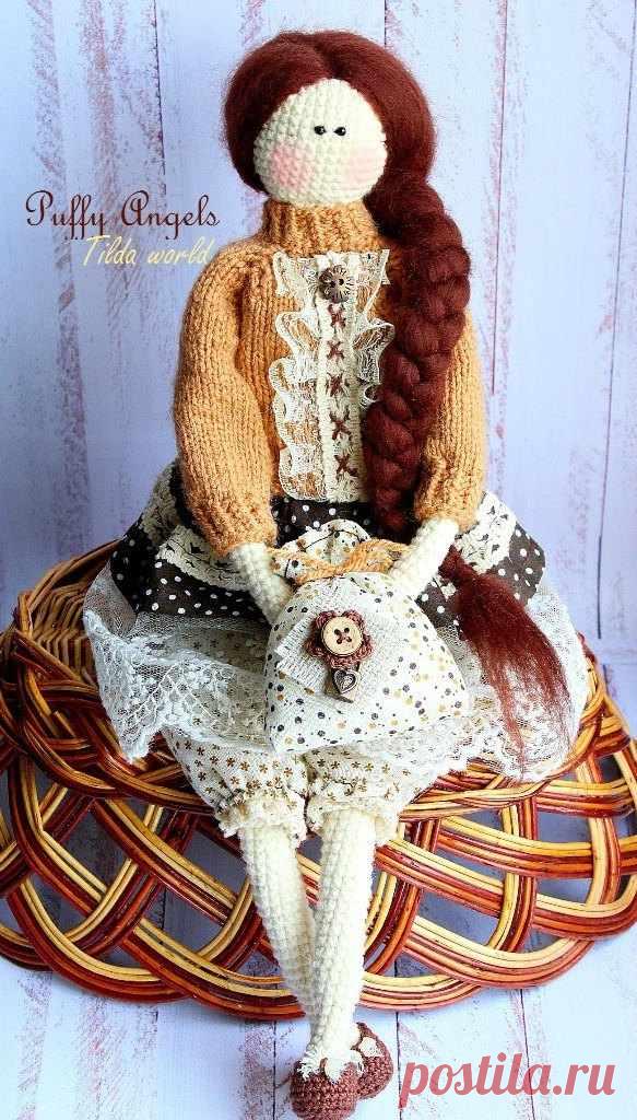 Кукла вязаная тильда Пошаговые мастер-классы по шитью своими руками, вязанию, рукоделию, декорированию, швейные мастер-классы для начинающих, фото и видеоуроки.