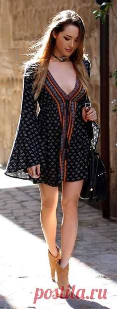 ╰☆╮Boho chic bohemian boho style hippy hippie chic bohème vibe gypsy fashion indie folk outfit╰☆╮
