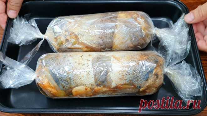 Как приготовить РЫБУ, чтобы попросили ещё! Я готовлю это блюдо всю неделю, и моя семья просит ещё! Как приготовить РЫБУ, чтобы попросили ещё! Я готовлю это блюдо всю неделю, и моя семья просит ещё!ИнгредиентыРыба 3штШампиньоны 3штСолёные огурцы 4штСыр 80гС...